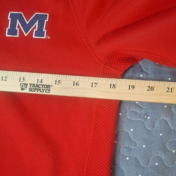 Nike Red Ole Miss Pullover size large - Picture 5 of 6